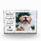 Bloc Photo Mémorial aux animaux de compagnie (Devant)