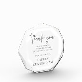 Bloc Photo Memorial Modern Simple Minimalist Chic (Gauche)