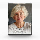 Bloc Photo Mémorial, nom, photo "Forever in our Hearts" (Devant)