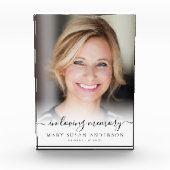 Bloc Photo Mémorial photo en mémoire d'amour (Devant)