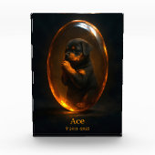 Bloc photo mémorial Rottweiler (Devant)