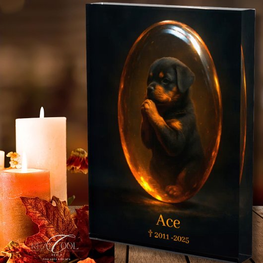 Bloc photo mémorial Rottweiler