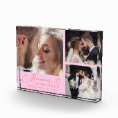 Bloc Photo Memories Made with Love Orange Pink Wedding (Droite)