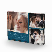 Bloc Photo Memories Made with Love Teal Wedding (Droite)