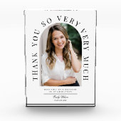 Bloc Photo Merci de diplôme Cadeau photo pour les parents (Devant)