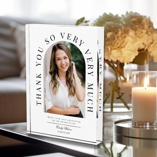 Bloc Photo Merci de diplôme Cadeau photo pour les parents