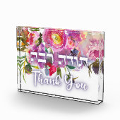 Bloc Photo Merci En Hébreu - Todah Raba Gratitude juive (Droite)