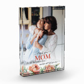 Bloc Photo Merci Maman Floral Pastel Peonies roses Personnali (Gauche)