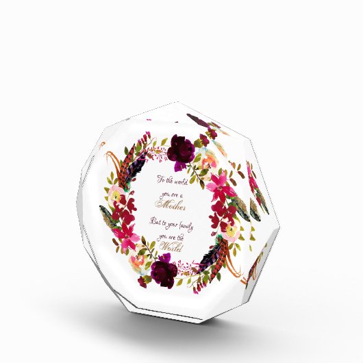 Bloc Photo Mère Citation (Droite)