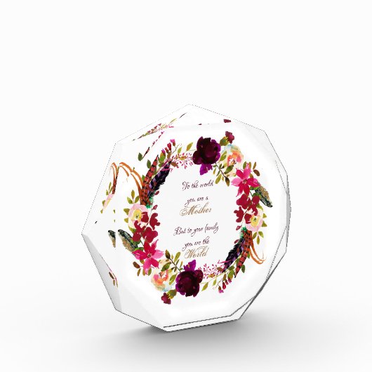 Bloc Photo Mère Citation (Gauche)