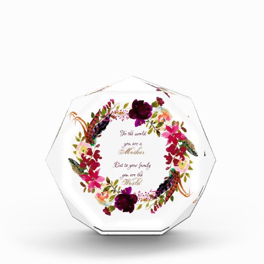 Bloc Photo Mère Citation (Devant)