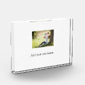 Bloc Photo Mère fille photo de famille ajouter nom image text (Gauche)