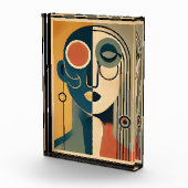 Bloc Photo Mid Century Art moderne Abstrait Non conforme (Droite)