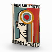 Bloc Photo Mid Century Modern Art Beatnik Poet (Droite)
