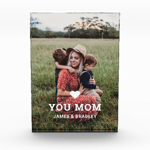 Bloc Photo Mignonne COEUR T'AIME MÈRE Fête des Mères Photo