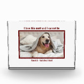 Bloc Photo Mignonne J'ADORE CE MUTT | Amoureux des chiens per (Devant)