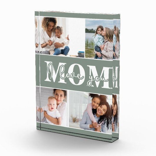 Bloc Photo Mignonne JE T'AIME Fête des Mères (Droite)