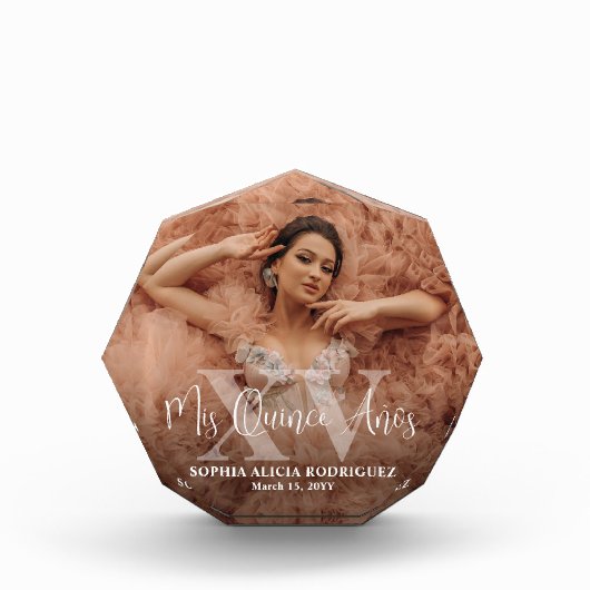 Bloc Photo Mis XV Años Quinceañera Keepsaké 15e anniversaire (Devant)