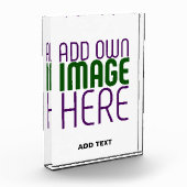 BLOC PHOTO MODÈLE DE TEXTE D'IMAGE BLANCHE SIMPLE MODERNE (Gauche)