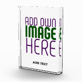 BLOC PHOTO MODÈLE DE TEXTE D'IMAGE BLANCHE SIMPLE MODERNE (Droite)