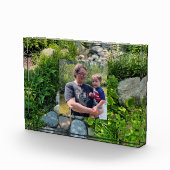 Bloc Photo Modèle paisible de la route de la forêt de lumière (Droite)