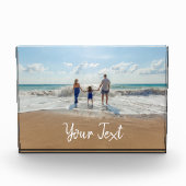 Bloc Photo Modèle photo et texte personnalisé (Devant)