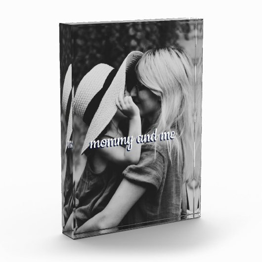 Bloc Photo Modern All Over Photo Maman et moi (Gauche)