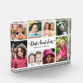 Bloc Photo Modern Best Aunt Ever 8 Picture Collage Keepsake (Gauche)