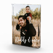 Bloc Photo Modern Custom Simple papa et moi Galerie de photos (Droite)