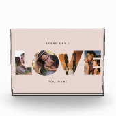 Bloc Photo Modern LOVE Collage Cutout Valentine's Day (Devant)