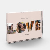 Bloc Photo Modern LOVE Collage Cutout Valentine's Day (Gauche)