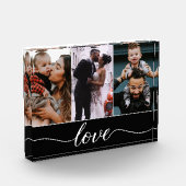 Bloc Photo Moderne Custom 3 Photos Love Script (Gauche)