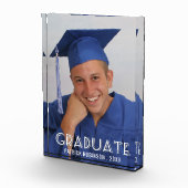 Bloc Photo Moderne Diplômé Personnalisé Vertical (Droite)