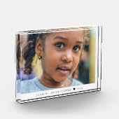 Bloc photo moderne élégant (Gauche)