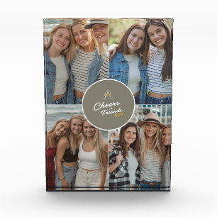 Bloc Photo Moderne Élégant Best Friends Design Besties Chic
