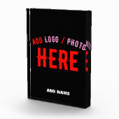 BLOC PHOTO MODERNE ET MODERNE PERSONNALISABLE NOIR VÉRIFIÉ (Droite)