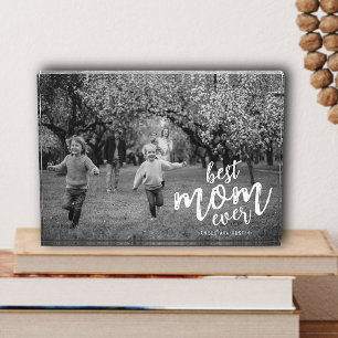 Bloc Photo Moderne Meilleure maman Jamais maman Enfants Nom S