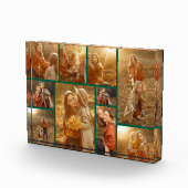 Bloc Photo Moderne Merriest Christmas Green 10 Multi Collage (Droite)