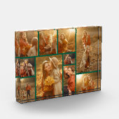 Bloc Photo Moderne Merriest Christmas Green 10 Multi Collage (Gauche)