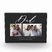 Bloc Photo Moderne minimum 2 script photo papa Fête des pères (Devant)