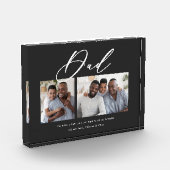 Bloc Photo Moderne minimum 2 script photo papa Fête des pères (Gauche)