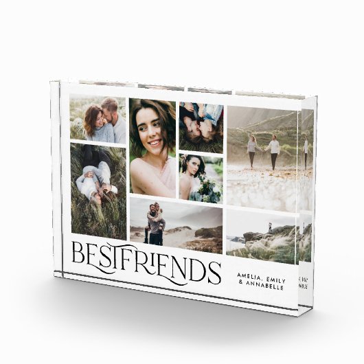 Bloc Photo Moderne minimum mult8 photo meilleurs amis élégant (Droite)