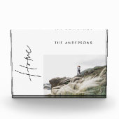 Bloc Photo moderne simple minimum noir maison photo cadeau fa (Devant)