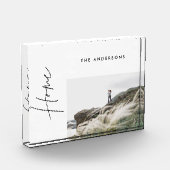 Bloc Photo moderne simple minimum noir maison photo cadeau fa (Gauche)