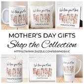 Bloc Photo Mom 3 Photos Cutout Letters Photo Block