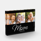 Bloc Photo Mom Established Script Black 3 Picture (Gauche)