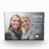 Bloc Photo MOM superposition devis personnalisé date mère (Devant)
