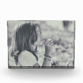 Bloc Photo Moment de Dandelion intemporel - noir & blanc (Devant)