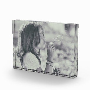 Bloc Photo Moment de Dandelion intemporel - noir & blanc