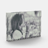 Bloc Photo Moment de Dandelion intemporel - noir & blanc (Gauche)